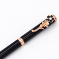 Black Women's Flower Gel Pen with Gift box